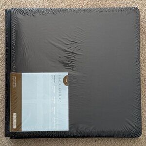 NEW Creative Memories Flex Hinge Scrapbook Album 12 X 12 Ebony Black